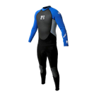 Wetsuit 3mm body and 2mm in arms and legs