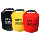 Dry bags 5, 10 and 15 liter with shoulder strap