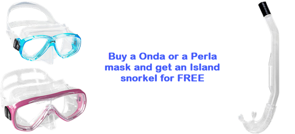 Buy Onda Or Perla Mask To Get A Free Island Snorkel