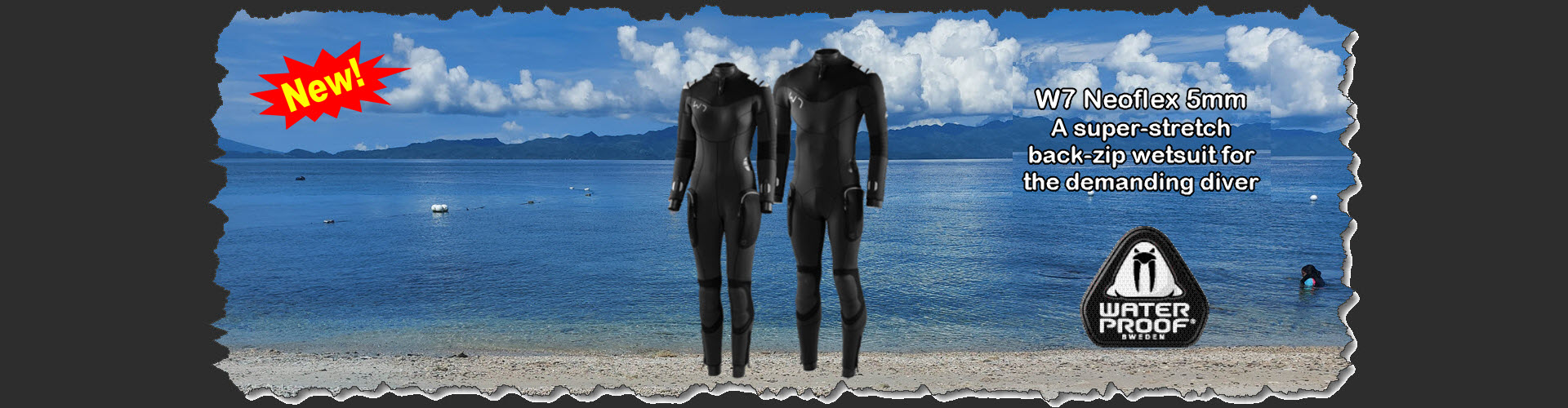 W7 Waterproof 5mm wetsuit