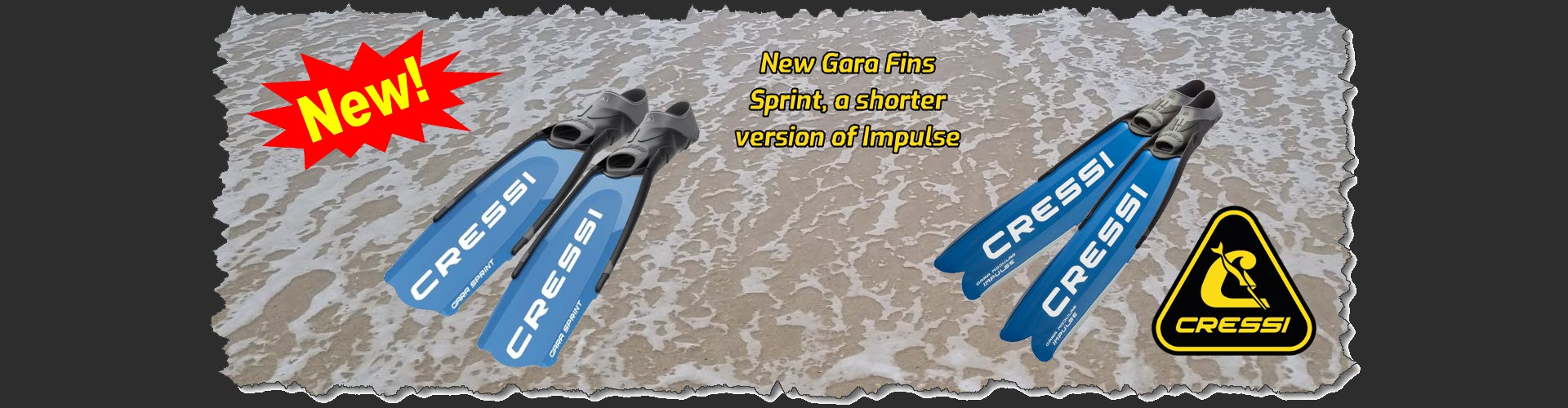 Cressi Gara Impulse Sprint fullfoot fins